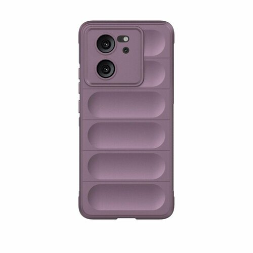 фото Противоударный чехол flexible case для xiaomi 13t (pro) (сиреневый) luckmarket