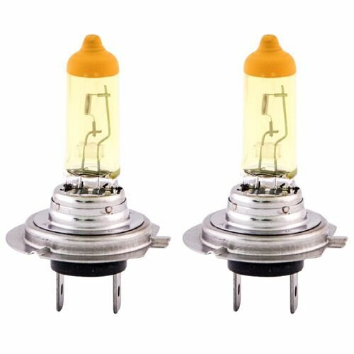 Галогенная лампа SVS Yellow 3000K H7 12V 55W Ver.2.0 (2 шт) - фото №10