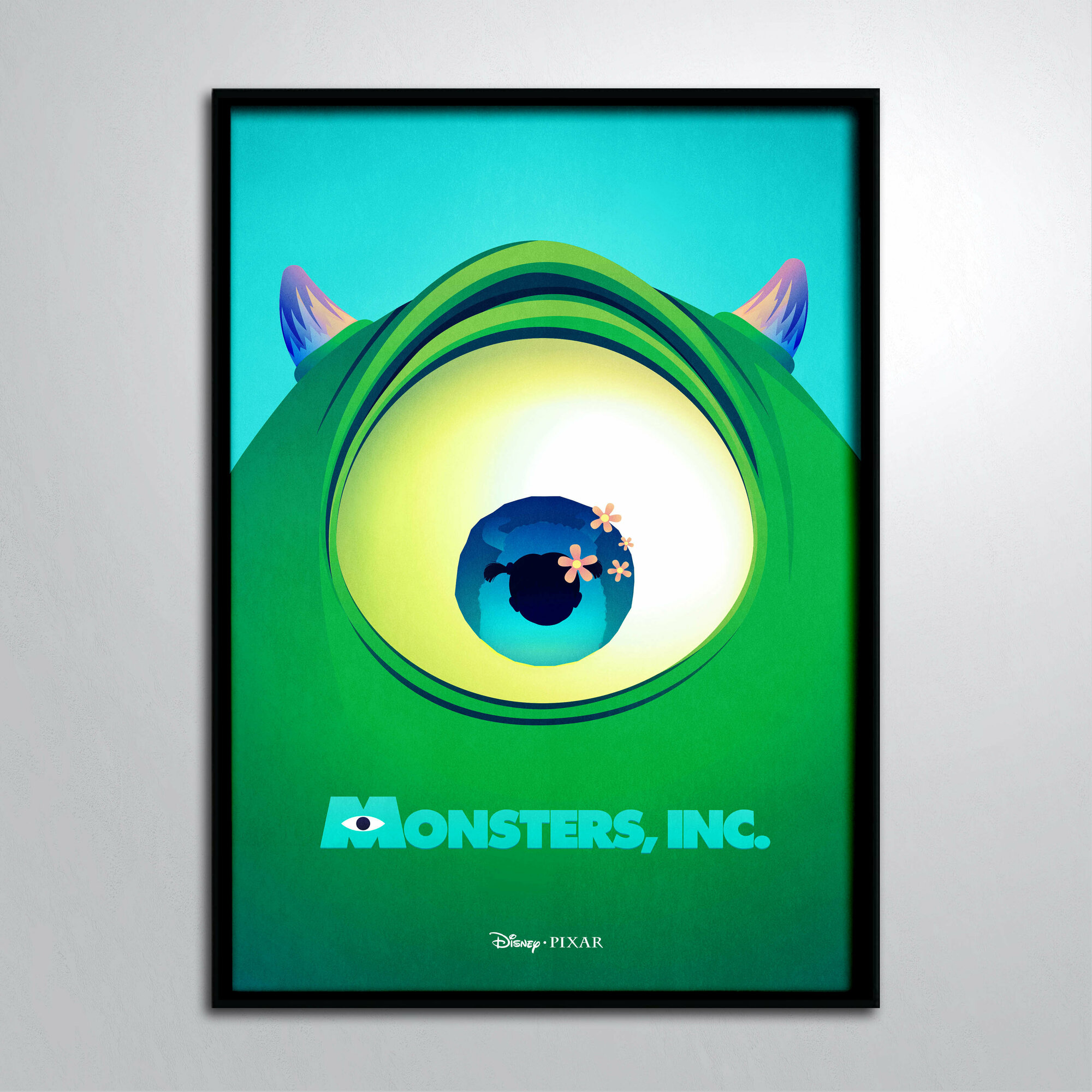 Постер без рамы/Корпорация монстров Майк Арт Monsters, Inc