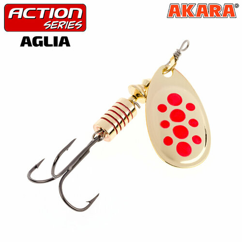 фото Блесна вращающаяся akara action series aglia 00 1,5 гр. 1/18 oz. a04