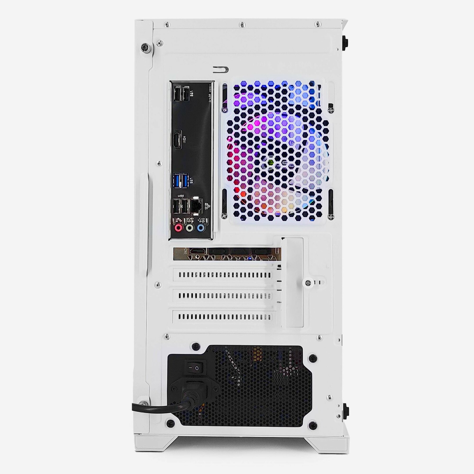 Игровой PC юкомс Ryzen 5 4600G, RX 580 8GB, SSD 120GB, 16GB DDR4, БП 450W, win 10 pro, White game case