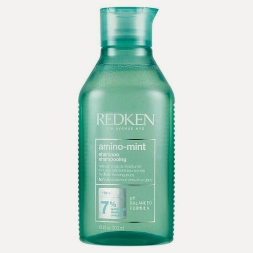 Изображение товара Redken Amino Mint - Шампунь для контроля жирности кожи головы с экстрактом мяты 300 мл