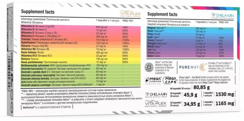 Картинки Спортивные витамины Olimp Sport Nutrition Vita-min Multiple Sport Mega Caps 60 капс.
