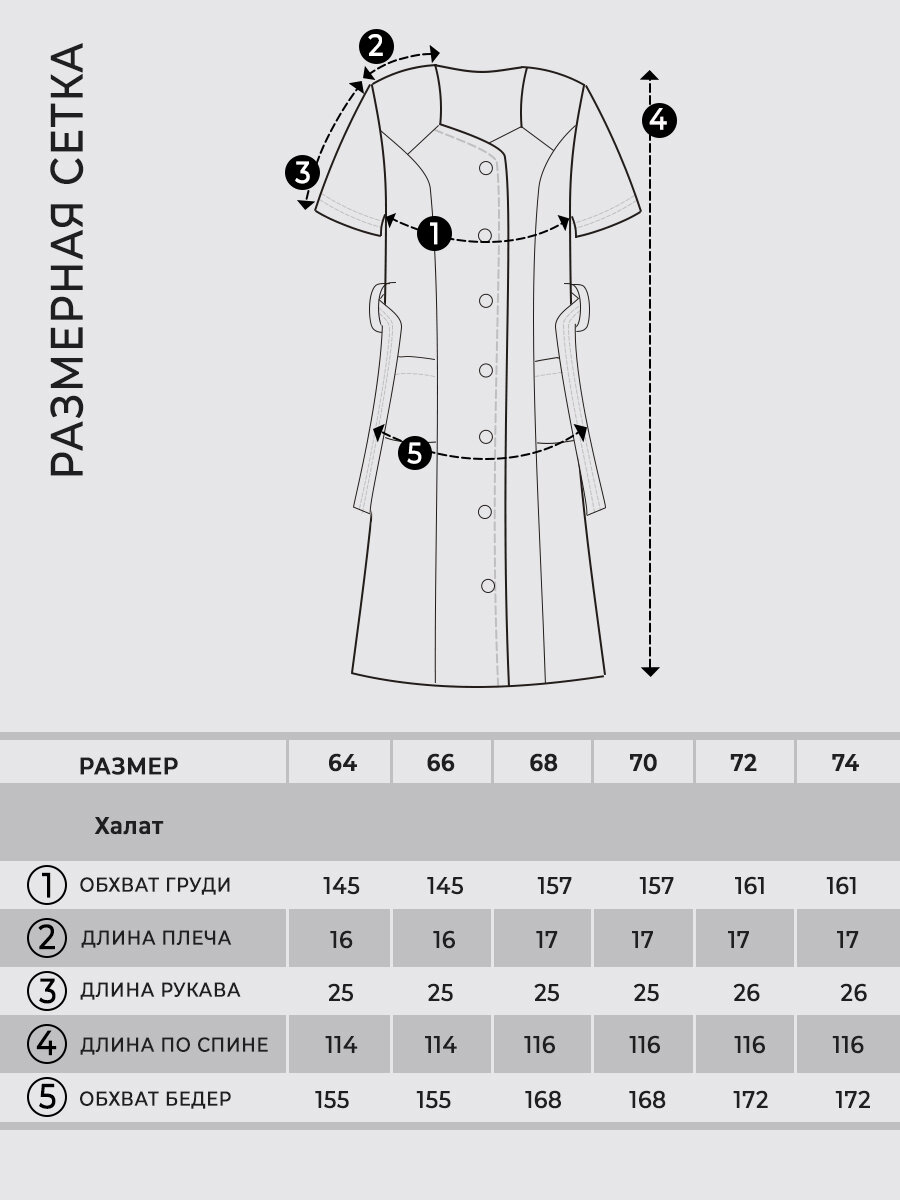 Халат женский 1764/1 Modellini большие размеры - фотография № 9