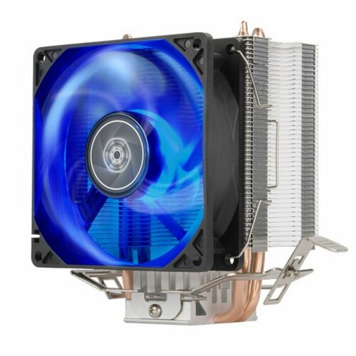 SST-KR03 Kryton CPU Cooler, excellent cooling and low noise, silent hydraulic bearing 92mm blue LED fan, universal Socket compatibility, RTL {20}