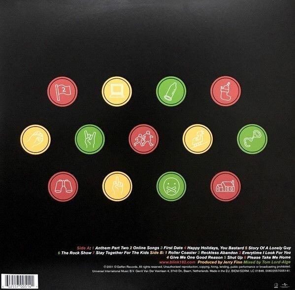 Виниловая пластинка Blink-182, Take Off Your Pants And Jacket (0602557005141) Universal Music - фото №2