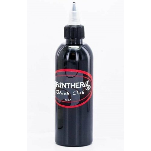 фото Panthera black liner ink пигмент/краска для татуировки черная, 150 мл