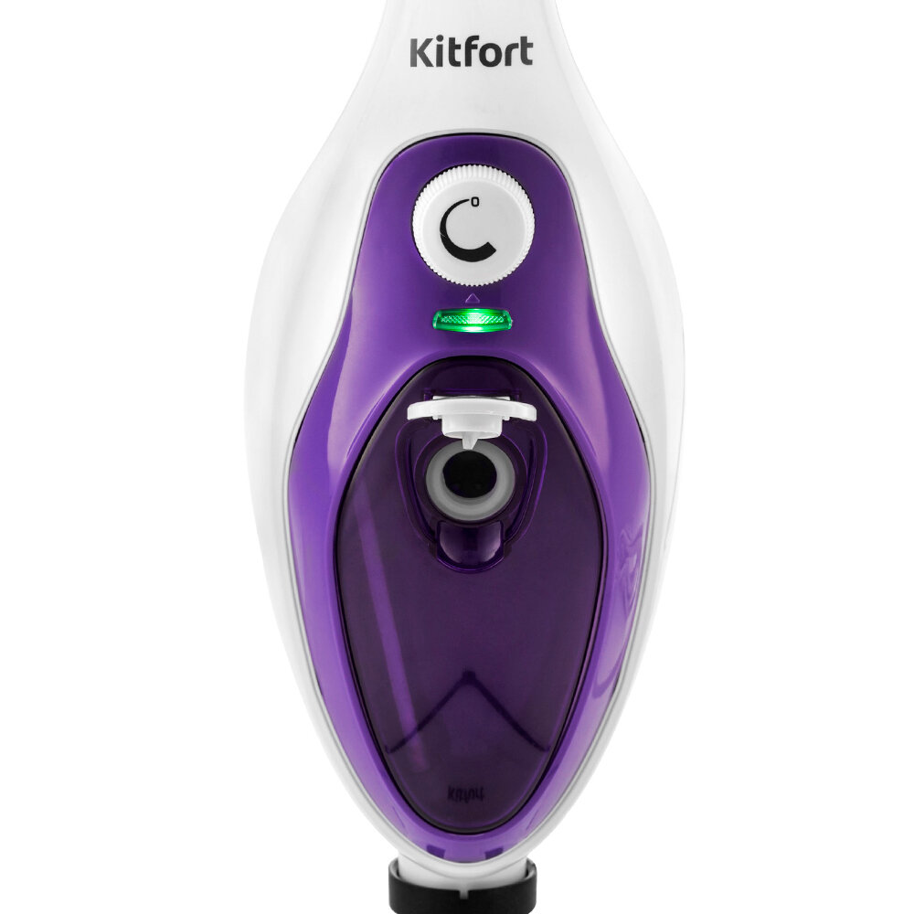 Паровая швабра KITFORT KT-1004-2 1500Вт белый зелёный - фото №8