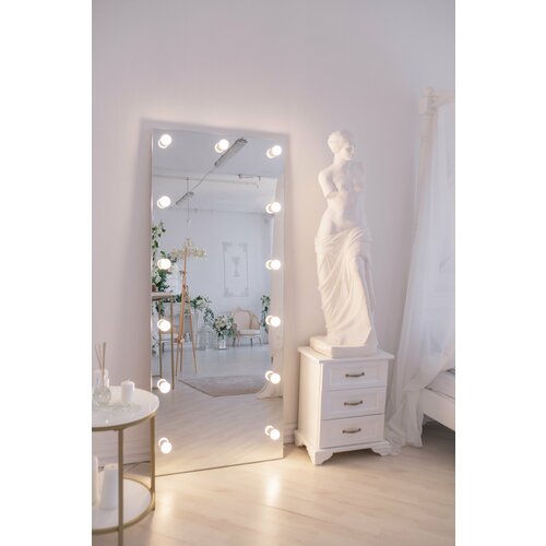 Гримерное зеркало 70см х 165см, без рамы / косметическое зеркало