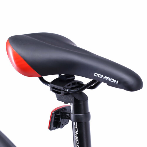 Велосипед Взрослый Алюминиевый горный 29 дюймов 10 скоростей на рост 180-195см COMIRON GENESIS втулки на промподшипниках красный чёрно-синий 2500000₽