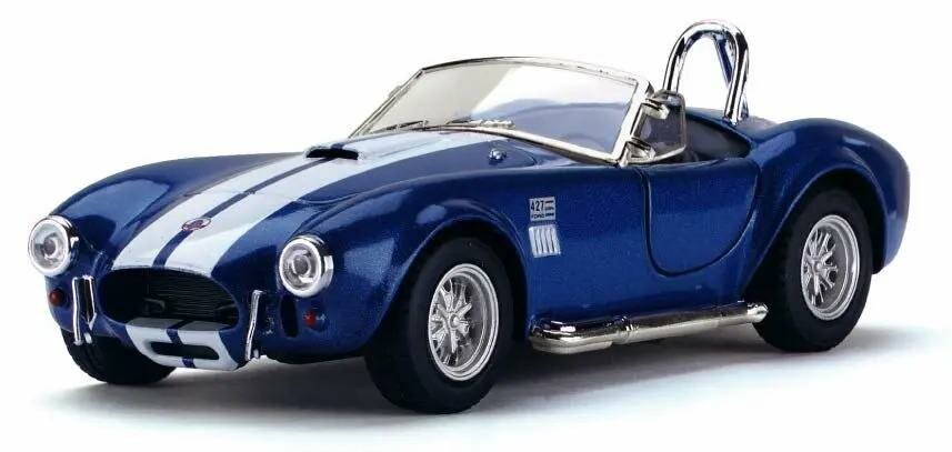 Модель машины Kinsmart "Shelby Cobra 427 s/c 1965", инерционная, металл, масштаб 1:32 (KT5322D)