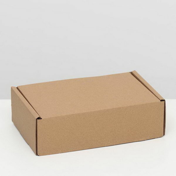 Коробка самосборная "Почтовая", бурая, 26 x 17 x 8 см