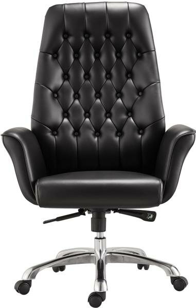 Кресло офисное BRABIX PREMIUM Legacy EX-750, синхромеханизм, алюминий, экокожа, черное, 532492