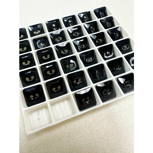 Квадратные Пуговицы Swarovski 10мм 5шт 942₽