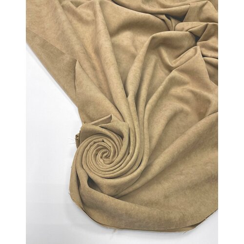 Ткань портьерная для штор однотонная Канвас / 3 п. м. / ширина 280 см