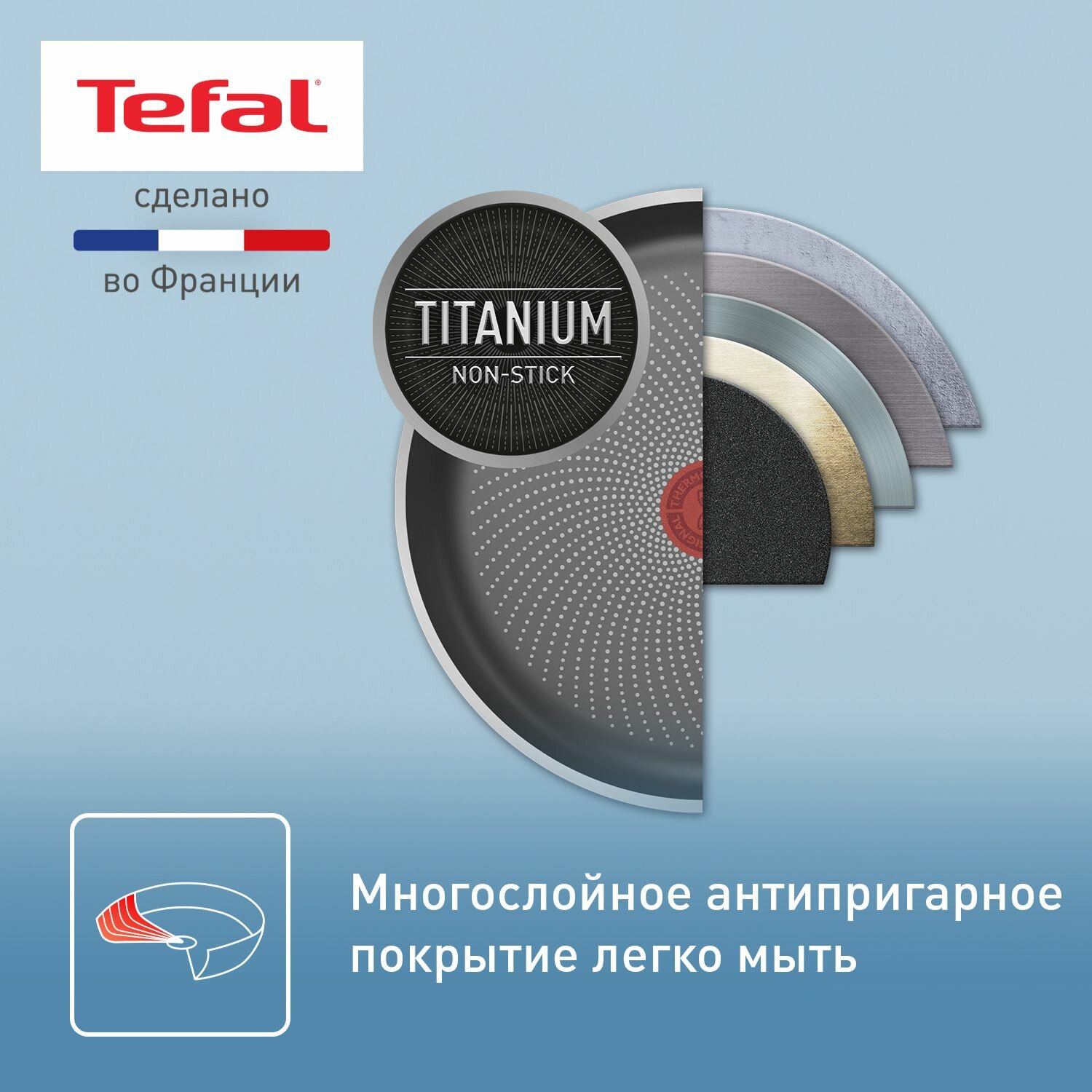 Сковорода-вок Tefal - фото №5