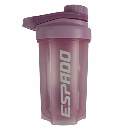 Шейкер спортивный ESPADO с шариком 500 мл ES903 (розовый)
