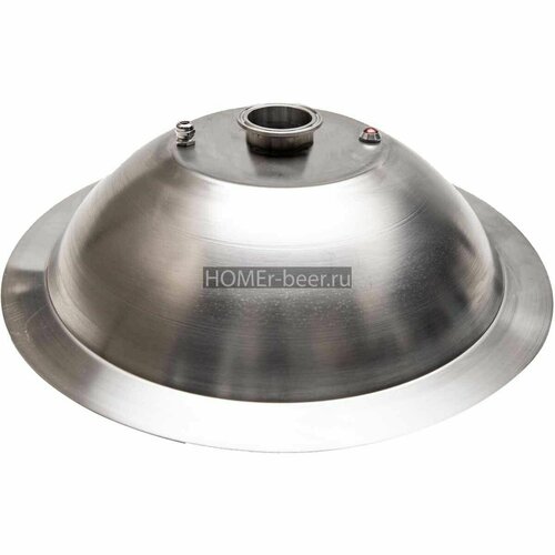 37 л - Купольная крышка на перегонный куб 37 литров люкстайл кламп 2 дюйма из нержавейки 6330₽