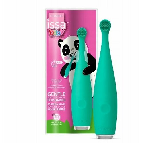 Электрическая зубная щетка детская FOREO ISSA Baby зеленый 32099₽