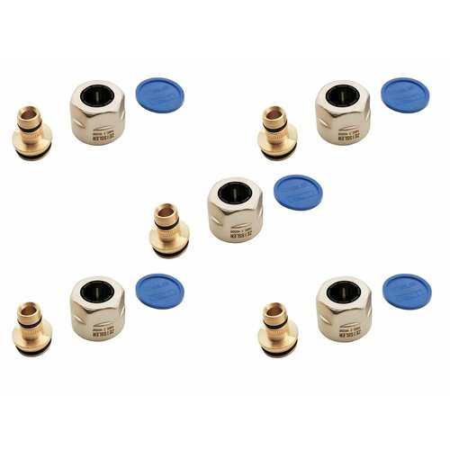 Резьбозажимные соединения комплект для пластиковых труб 1622 х 34 EK евроконус ZEISSLER ZSr102051622-5 шт 1600₽