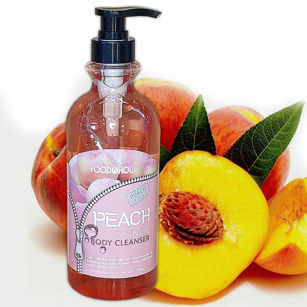 Гель для душа Food A Holic с экстрактом персика 750мл - фото №19