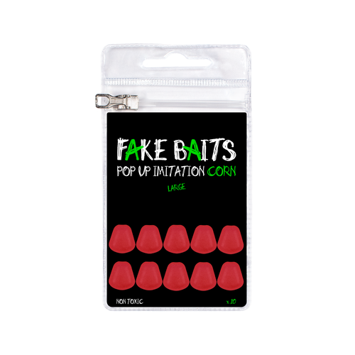 Искусственная кукуруза плавающая Fake Baits Large красная флюро
