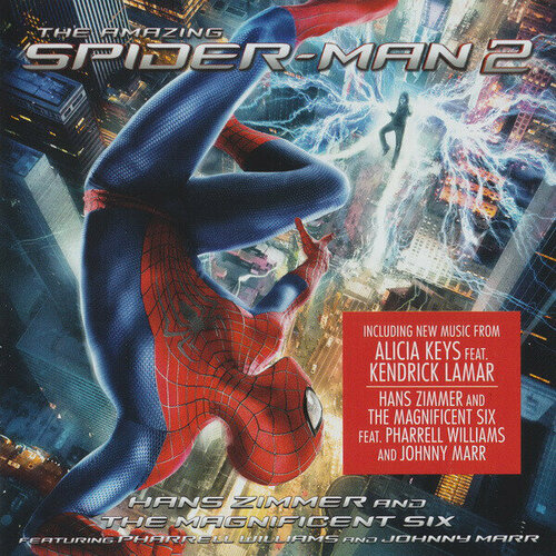 mormyshka volframovaya spider 4525 nimfa s ushkom krashennay 3 AudioCD Hans Zimmer, The Magnificent Six, Pharrell Williams, Johnny Marr. The Amazing Spider-Man 2 (The Original Motion Picture Soundtrack) (CD)