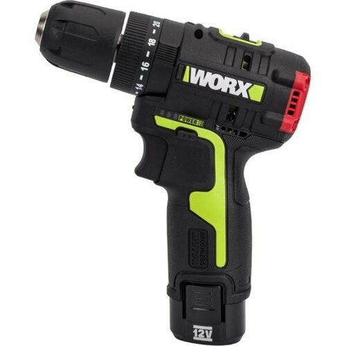 WORX Professional дрель-шуруповерт аккумуляторный ударный бесщеточный 12В 40Нм 2Ач х2 ЗУ сумка WU131X 1275700₽