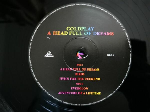A Head Full Of Dreams Виниловая пластинка Parlophone (Warner Music) - фото №10