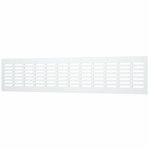 Решетка вентиляционная эра переточная 480x100мм алюминий белая 2192₽