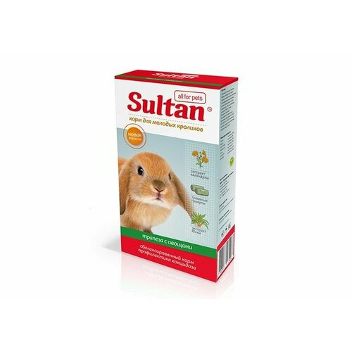 Sultan Полнорационный корм для молодых кроликов, 400 г