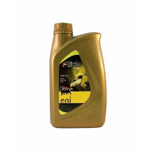 Agip eni i-Ride Scooter 10W-40 1L Полусинт. масло для 4-х такт. двиг. AG-SCOOTER-10W-40-1L