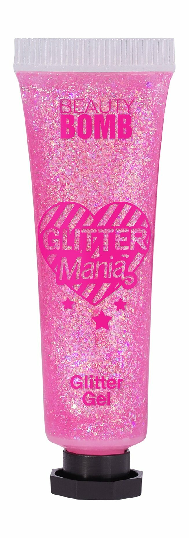 BEAUTY BOMB Глиттер гель для лица Glitter Mania, 3 г, 02 Коачелла