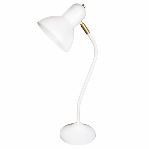 Настольная лампа 40ВТ Е27 основ металл плафон МЕТ ВЫС 51СМ БЕЛ 21 ВЕК 2284₽