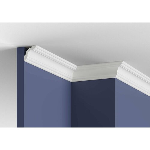 Плинтус потолочный Mallers light MC124 52х52х2000 мм 618₽