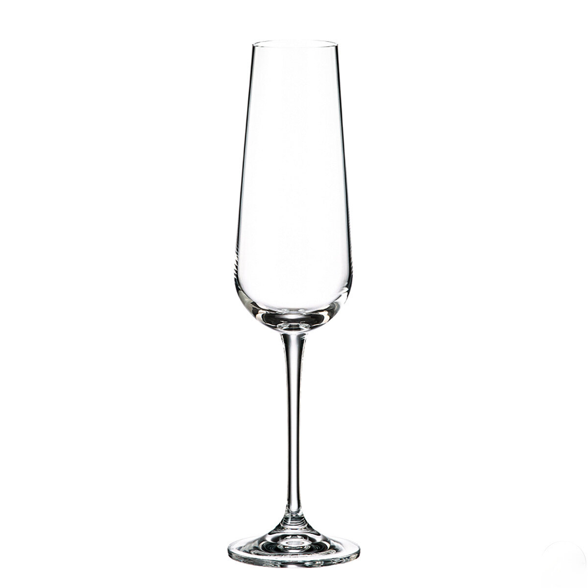 Набор бокалов для шампанского Crystalite Bohemia "Ardea" 220 мл. / 6 шт, прозрачные