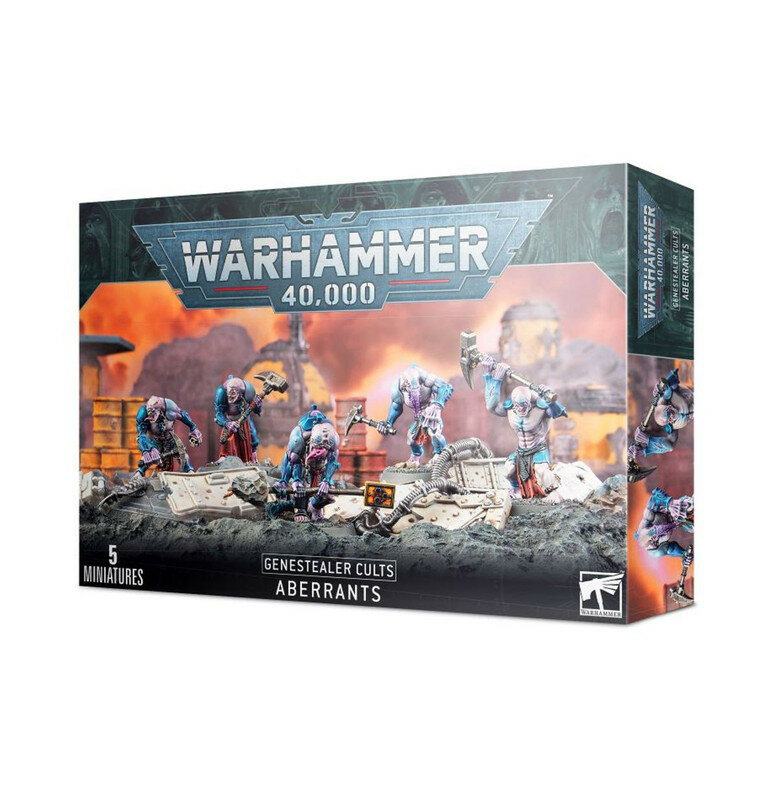 Набор миниатюр Warhammer 40000: Genestealer Cults Aberrants (2022)