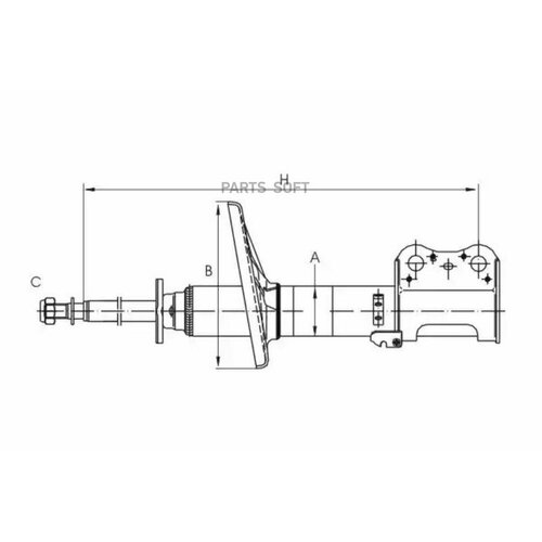 SCT GERMANY Z 3087R Амортизатор