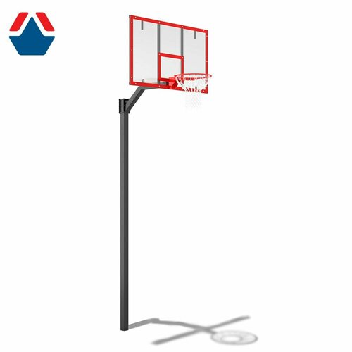 Стойка баскетбольная регулируемая под бетонирование вынос 1200мм столб 100х100 32970₽