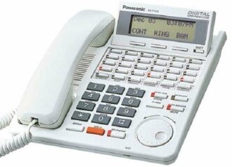 Panasonic KX-T7433RU Б/У Системный телефон 24 кнопки, белый