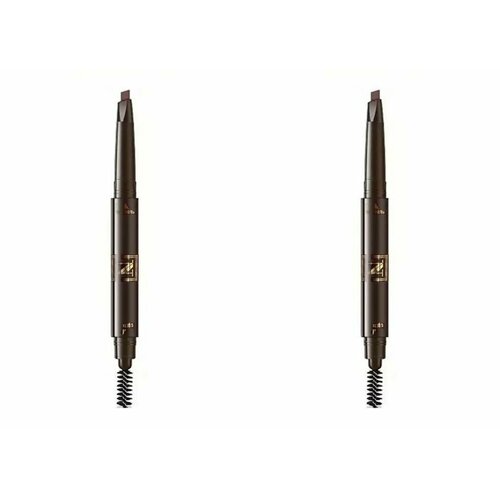 Nice View Карандаш для бровей механический со щеточкой тон Темный шоколад 2 шт 481₽