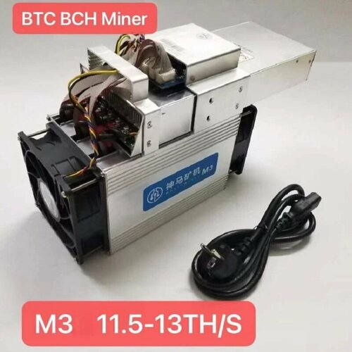 Asic Bitcoin Miner WhatsMiner M3 V2 12,5T для майнинга биткоинов