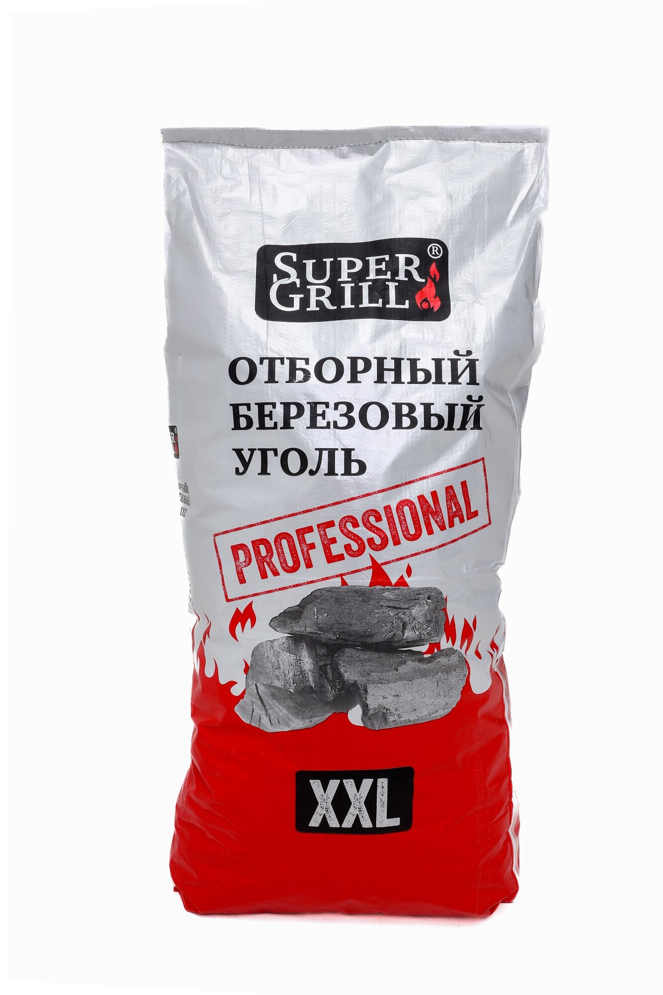 Уголь Supergrill березовый 8 кг