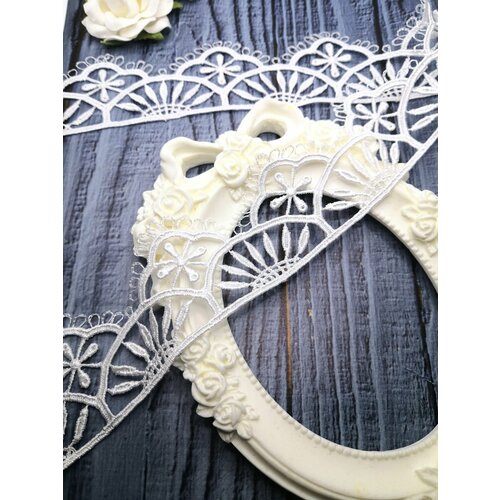 Кружево белое 4 см отрез 6 метров 650₽