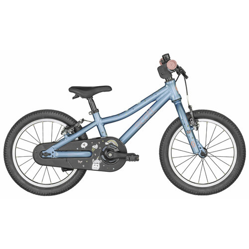 Детский велосипед Scott Contessa 16 (2023) 16 Голубо-розовый (101-115 см) детский велосипед forward cosmo 16 2023 16 черный 100 115 см