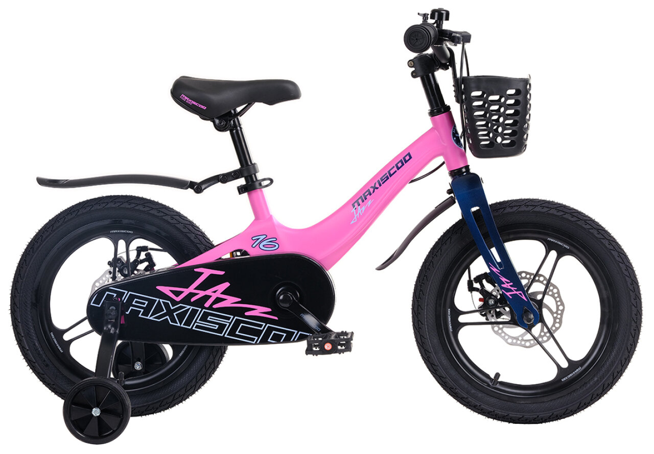 Детский велосипед Maxiscoo Jazz Pro 16" (2024) 16 Розовый (100-120 см)