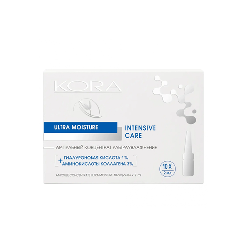      Kora Ultra Moisture Ampoule Concentrates   1% +  3% 10*2 