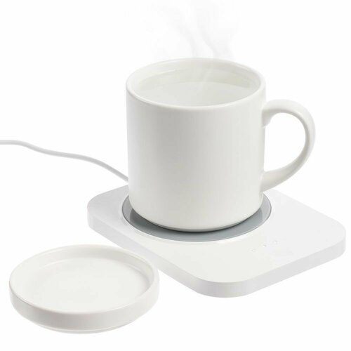 Кружка с подогревом и беспроводной зарядкой Dual Base Plus белая 4622₽