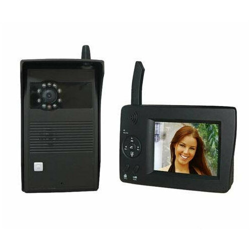 Видеодомофон Байкал ДБ-27 беспроводной(класс защиты IP-55, ночное видение, запись на SD-карту,640*480 VGA)