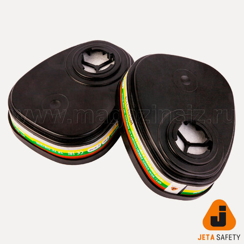 Изображение товара 6541 Фильтр противогазовый Jeta Safety АВЕК1 от органических, неорганических, кислых газов и аммиак, арт. JTS6541